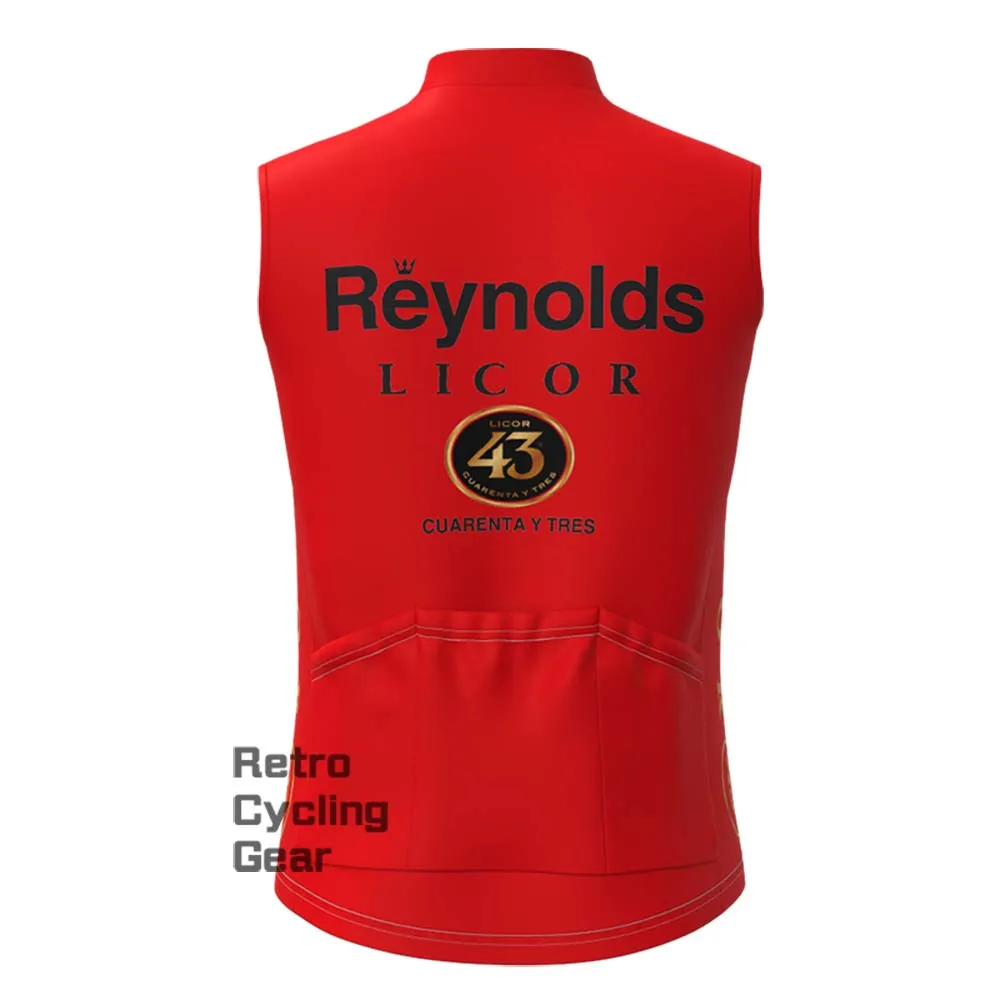 43 red Reynolds Retro Cycling Vest