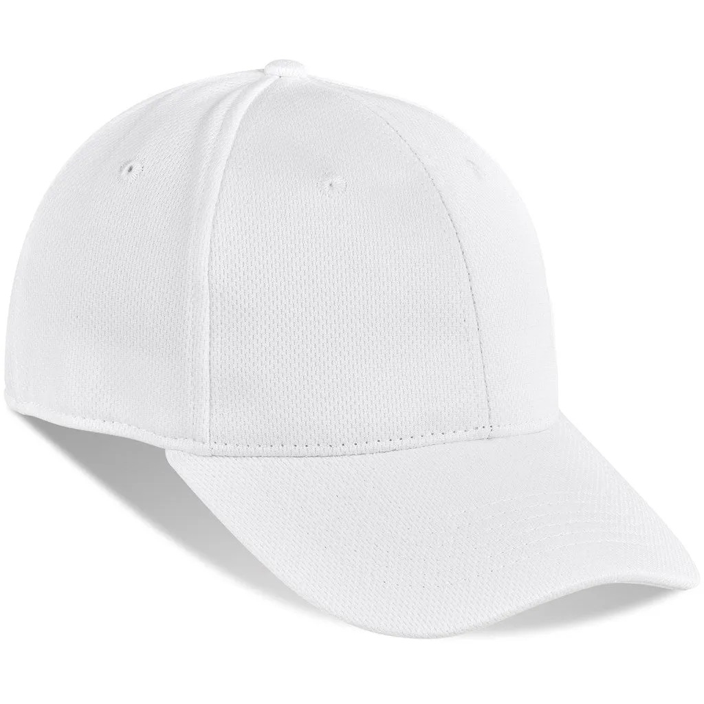 Ace 6 Panel Fitted Cap - White