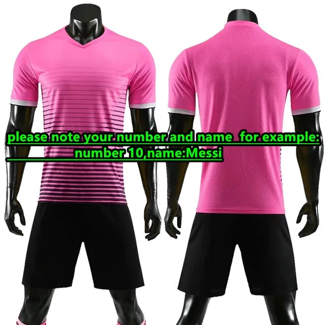 Adults Kids Custom Soccer Football Shorts Jersey Team Uniform Set