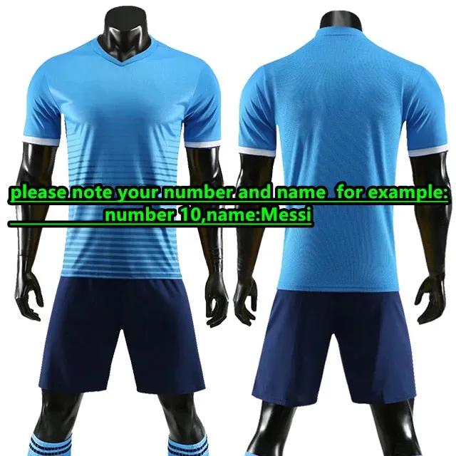 Adults Kids Custom Soccer Football Shorts Jersey Team Uniform Set