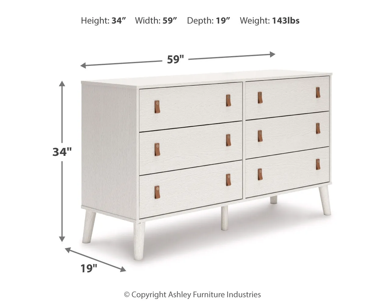 Aprilyn Full Panel Bed with Dresser and 2 Nightstands