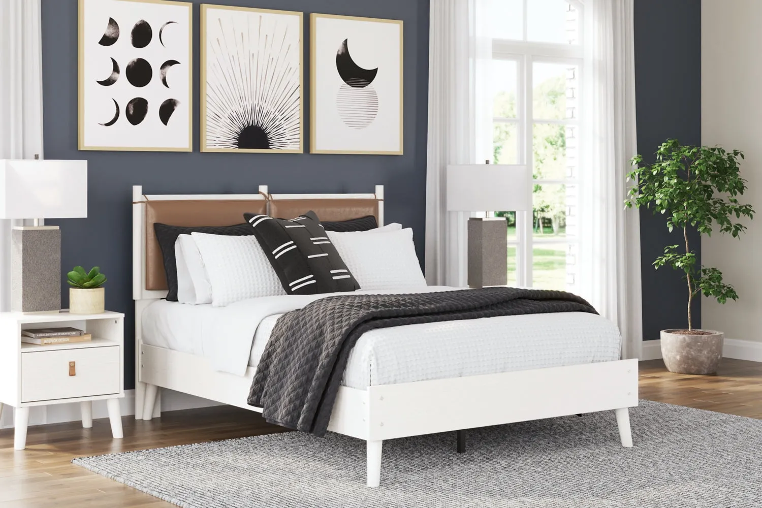 Aprilyn Full Panel Bed with Dresser and 2 Nightstands