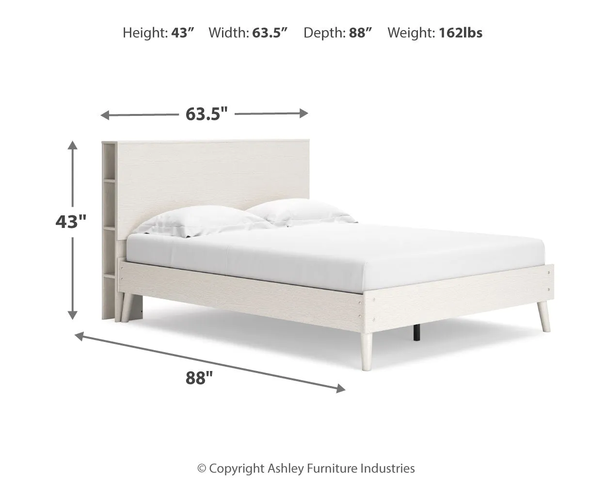 Aprilyn Queen Bookcase Bed with Dresser