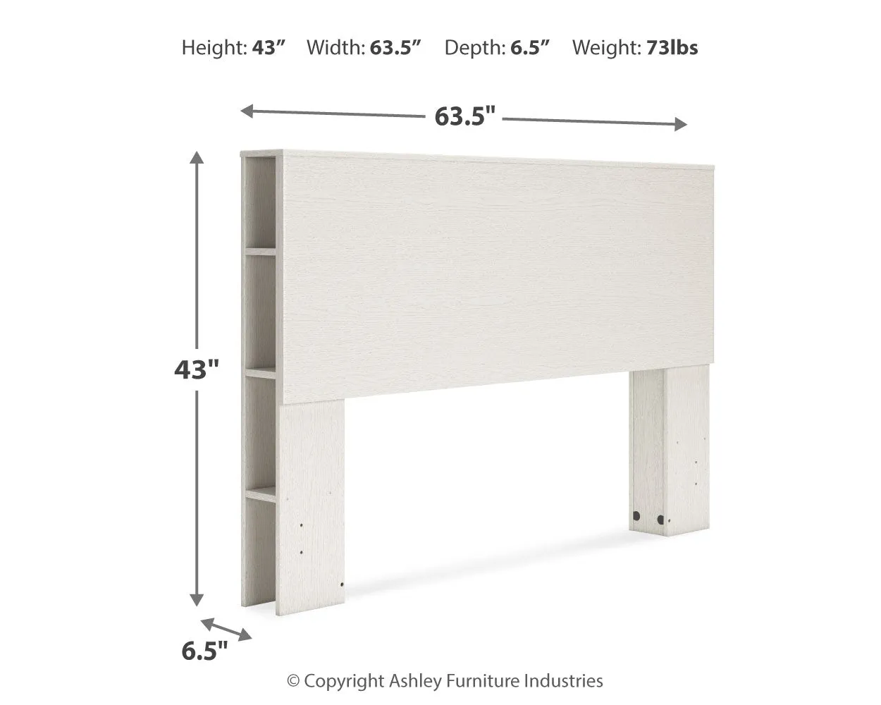 Aprilyn Queen Bookcase Headboard with Dresser, Chest and 2 Nightstands