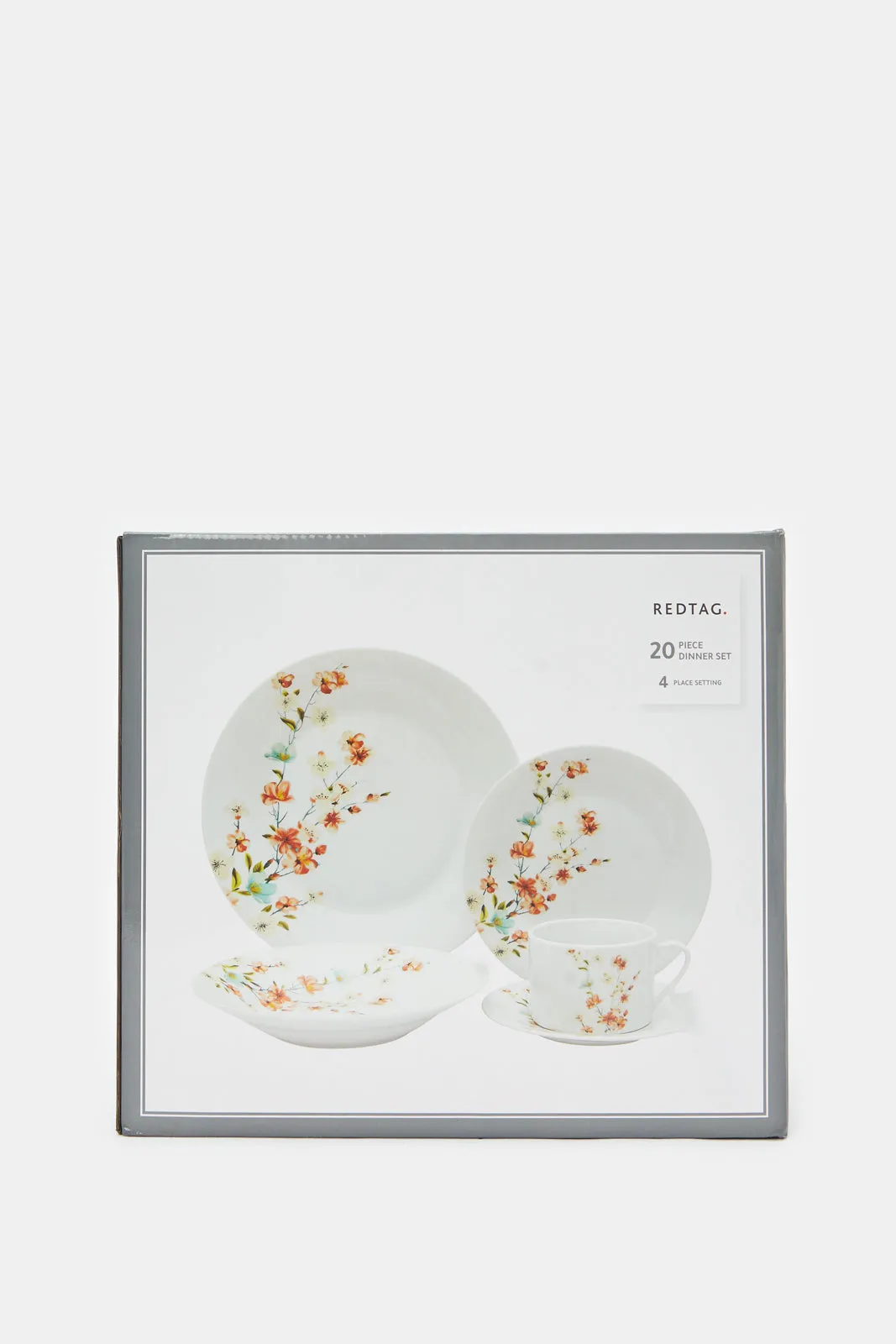 Assorted Floral Design Dinner Set (20 Piece)