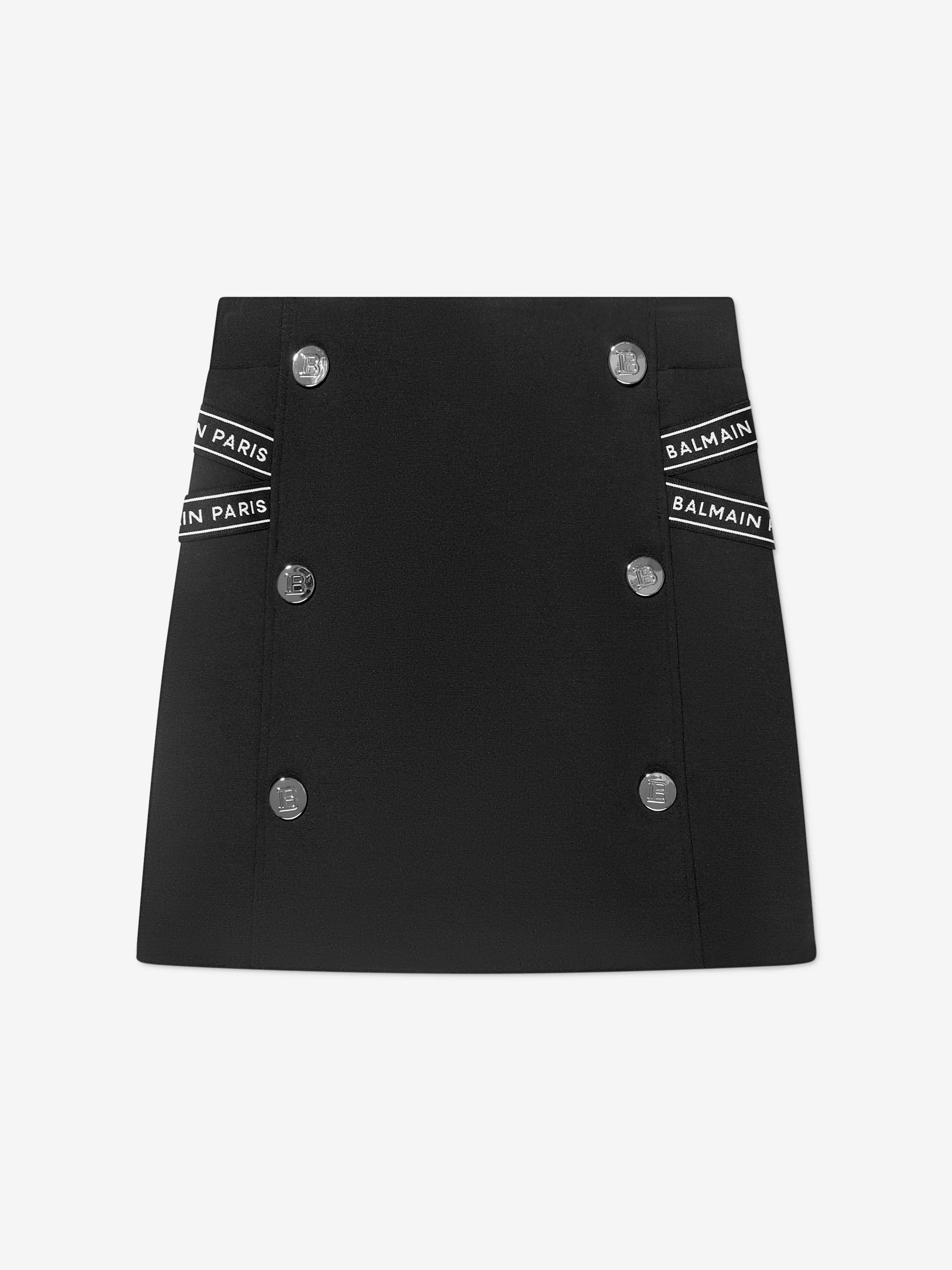 Balmain Girls Milano Skirt in Black