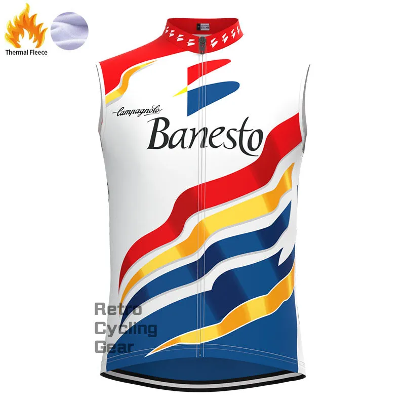 Banesto colourful Fleece Retro Cycling Kits