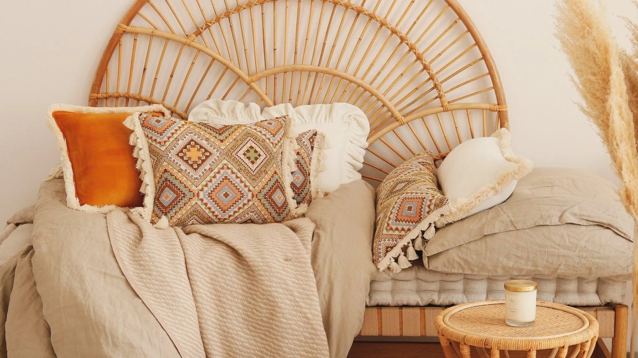 Boho Tribe - Pillow With Fringe