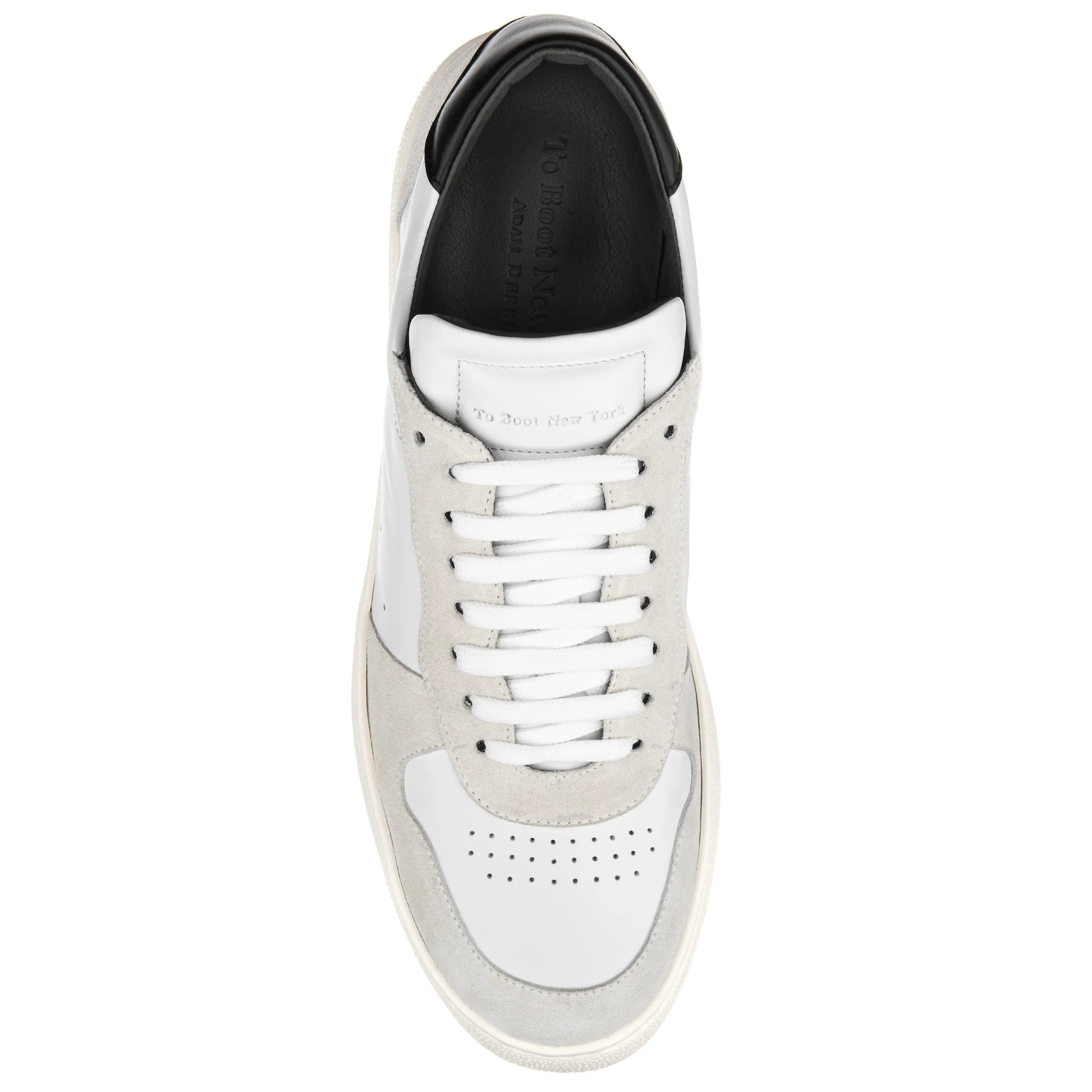 Cheadle White Calf Court Sneaker