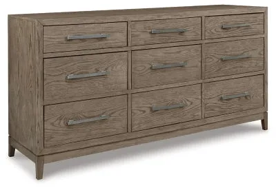 Chrestner King Panel Bed with Dresser