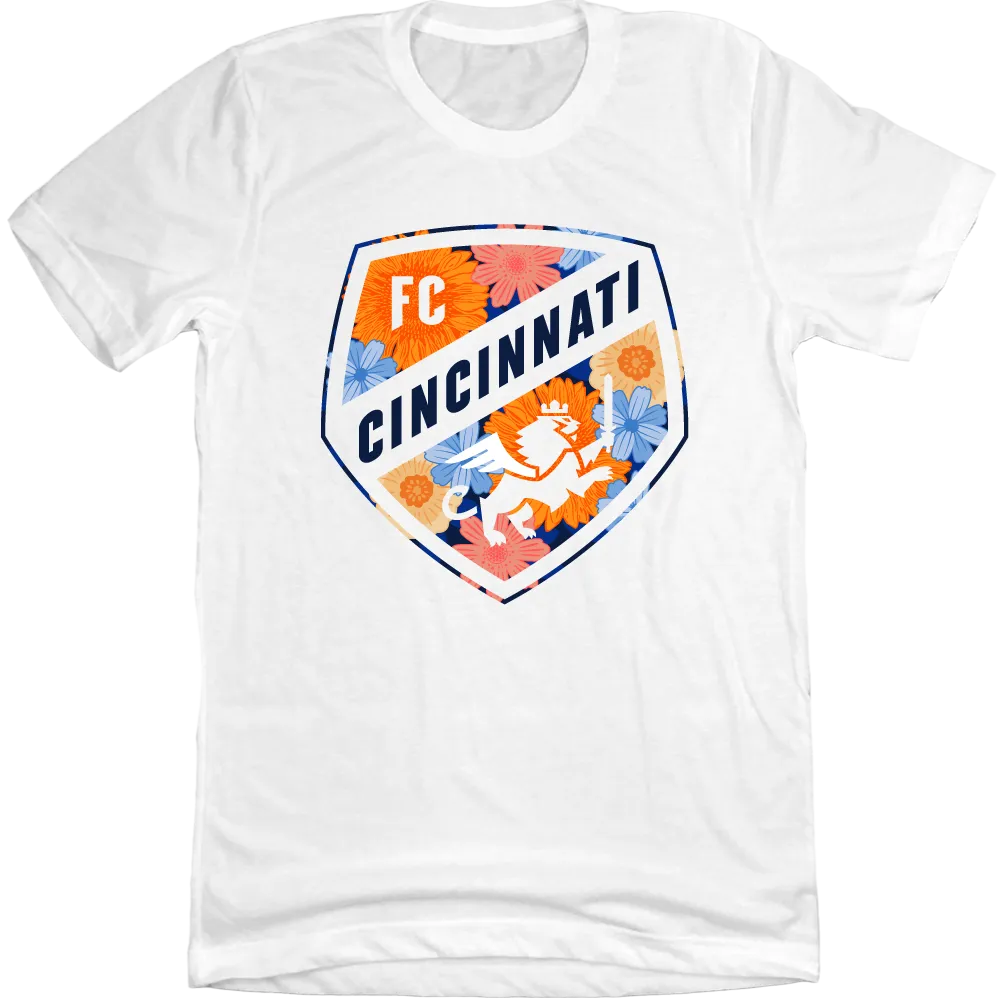 FC Cincinnati Full-Color Floral Shield