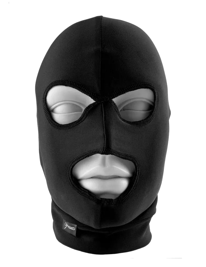 Fetish Fantasy Spandex 3 Hole Hood