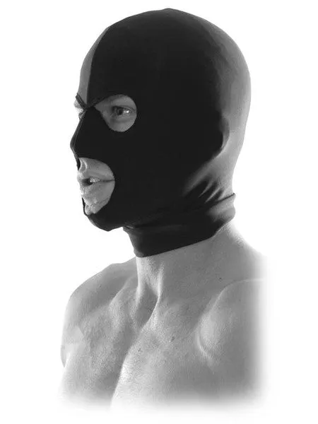 Fetish Fantasy Spandex 3 Hole Hood