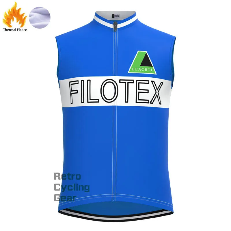 Filotex Bright Blue Fleece Retro Cycling Kits