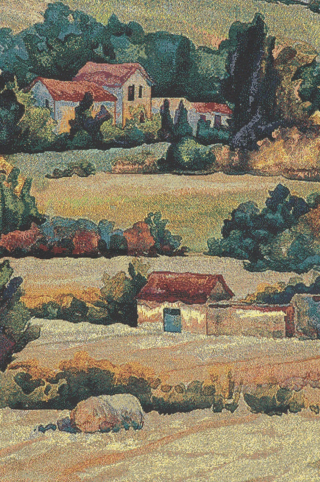 French Farmland Tapestry Wall Hanging