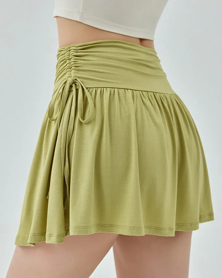 French Sun Tennis Skirt in Green