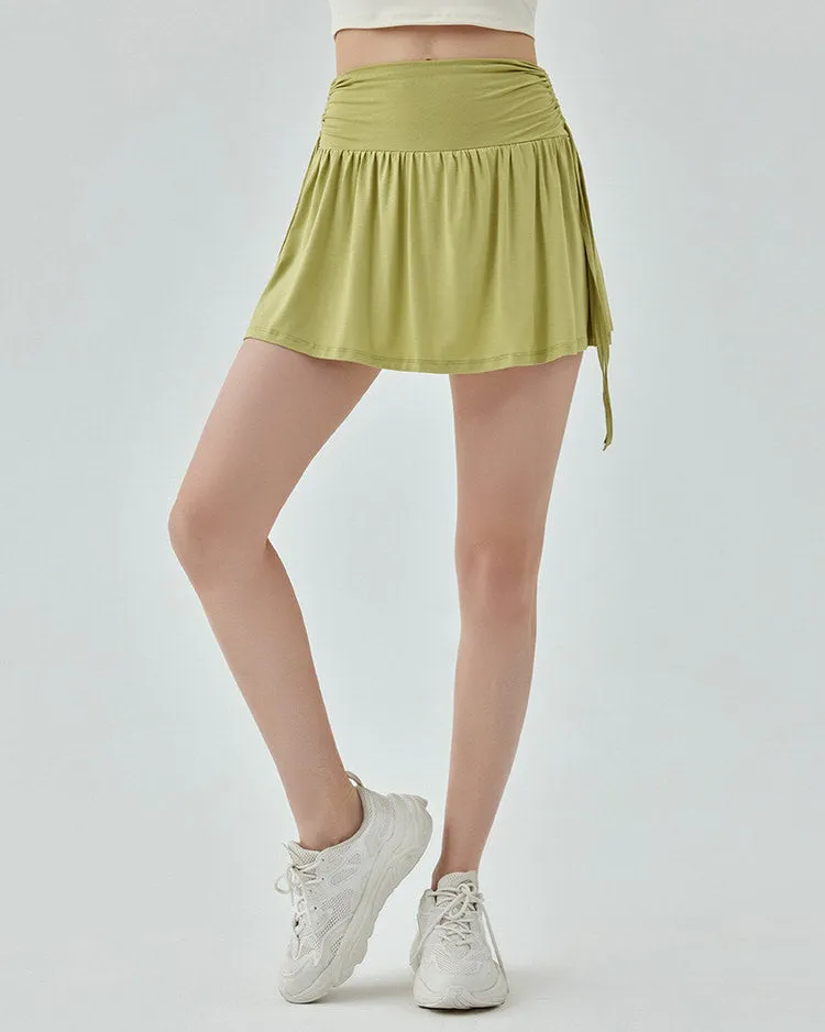 French Sun Tennis Skirt in Green