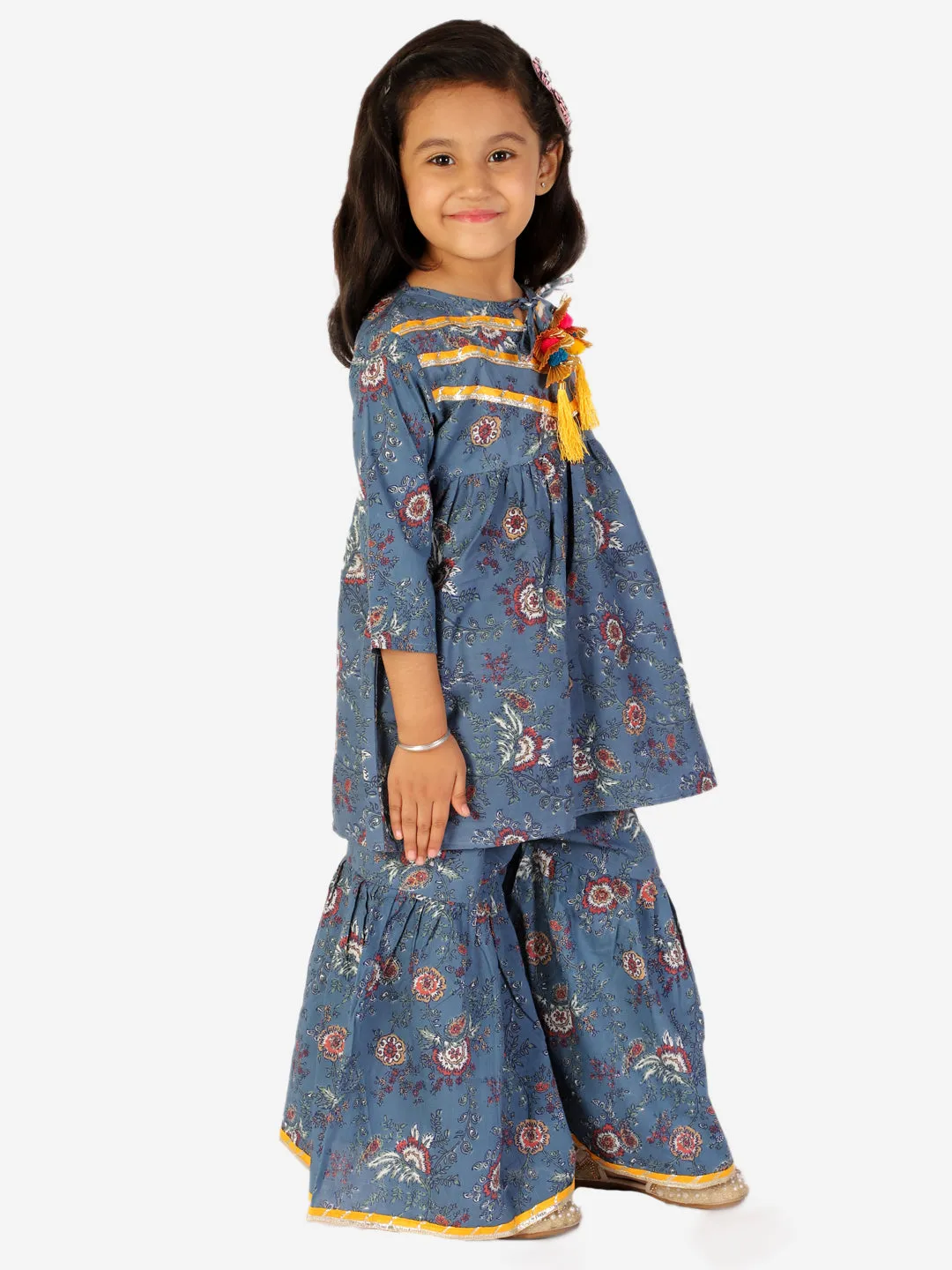 Girl's Zui Kurti Sharara Set - KID1 Girls