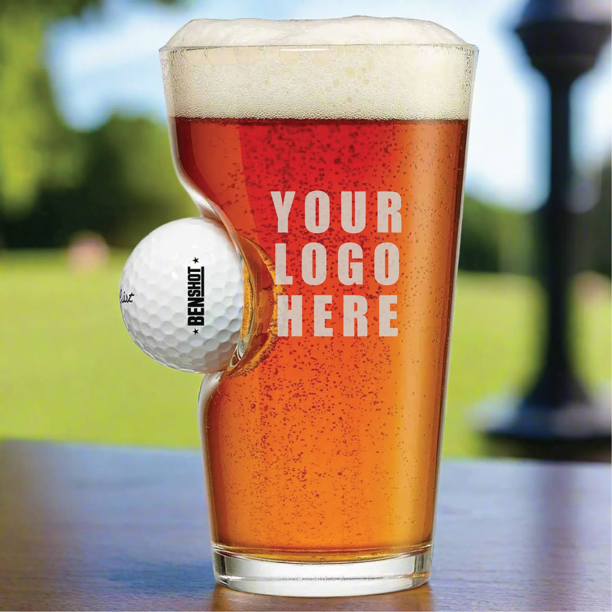 Golf Tournament Golf Ball Pint Glass