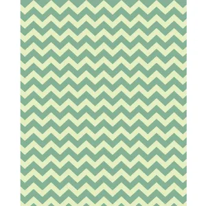 Green & Yellow Chevron Printed Backdrop