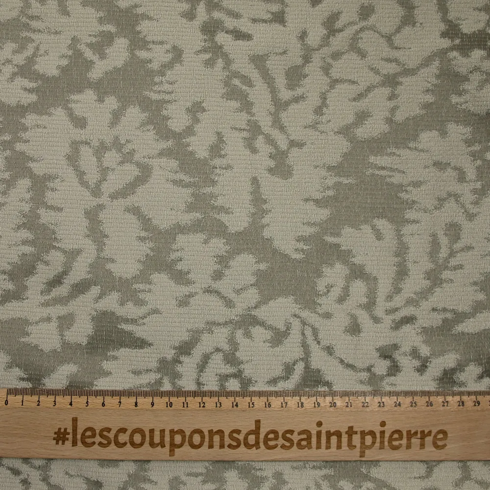 Jacquard de polyester rivière gris