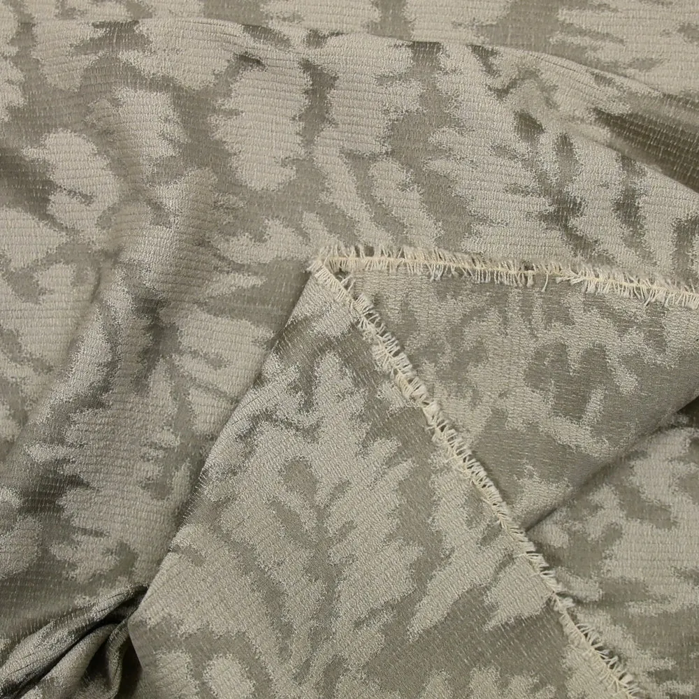 Jacquard de polyester rivière gris