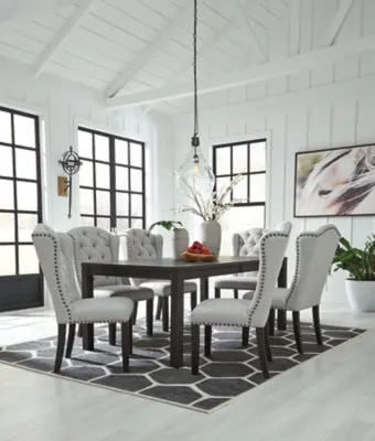 Jeanette Dining Table and 6 Chairs