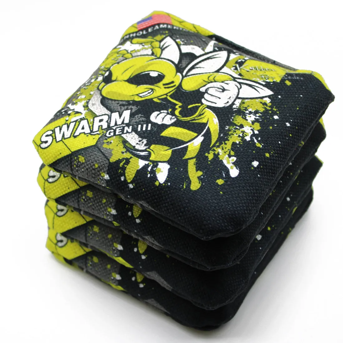 Killer Bees Swarm Gen III YELLOW Series Pro Style cornhole Bags