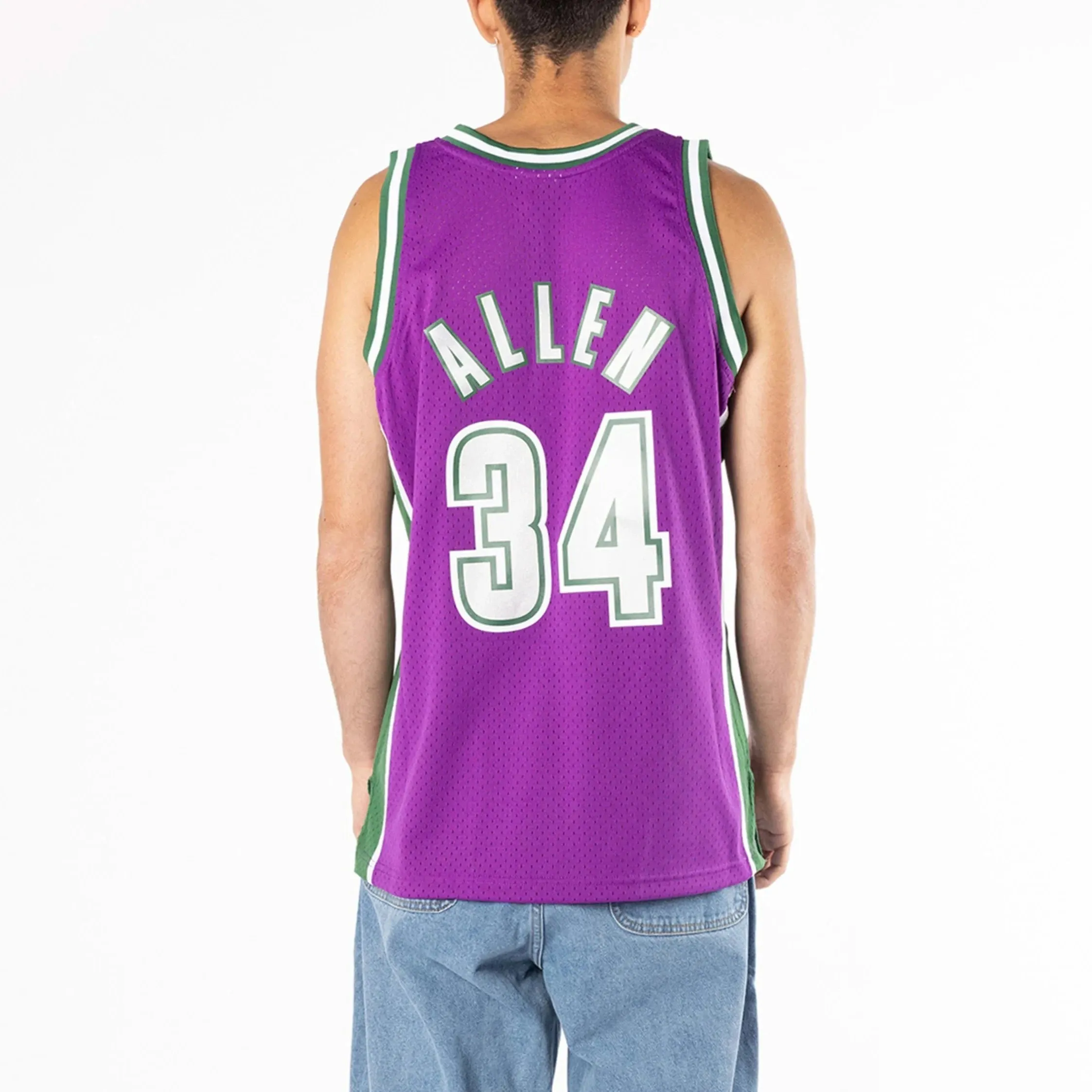 Mitchell & Ness - Milwaukee Bucks Allen 34, 01-02 Away NBA Swingman Jersey