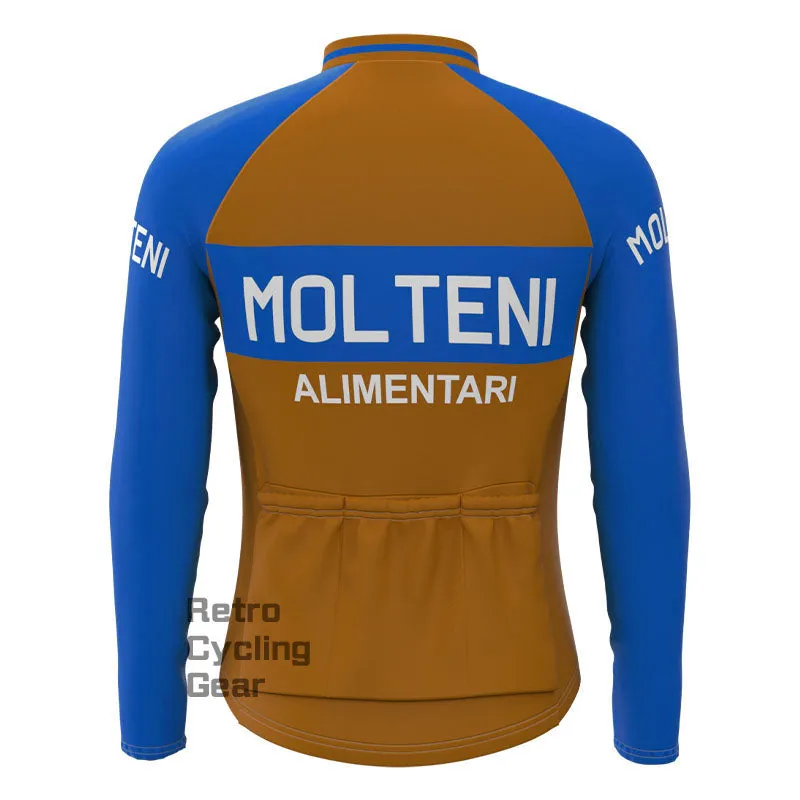 Molteni Brown Retro Long Sleeve Cycling Kit