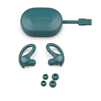 Open Box - JLab Go Air Sport True Wireless Bluetooth Headphones - Teal Blue