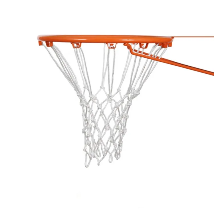 Outdoor Round Rope Basketball Net, Colour: 5.0mm Heavy Polyester(White)