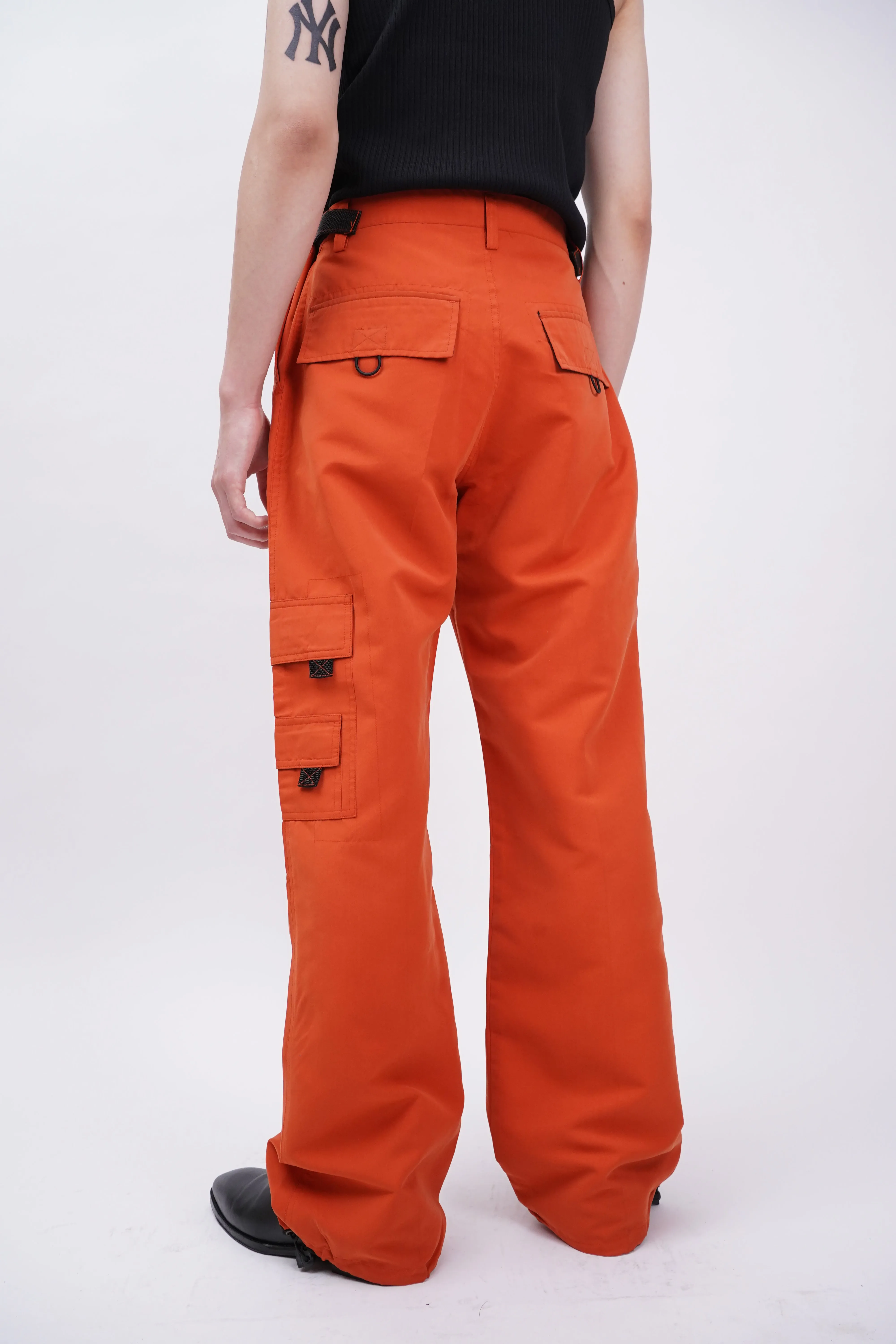 "JUKE BOX" -Polyester Cargo Pants-