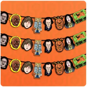 Retro Inspired The Shining Horror Character Cutout Banner