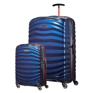 Samsonite Lite-Shock Sport 2 Piece Hardsided Suitcase Duo - Nautical Blue/Red