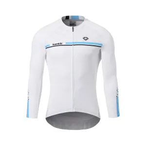 Santic Karen White Men Cycling Jersey Long Sleeve