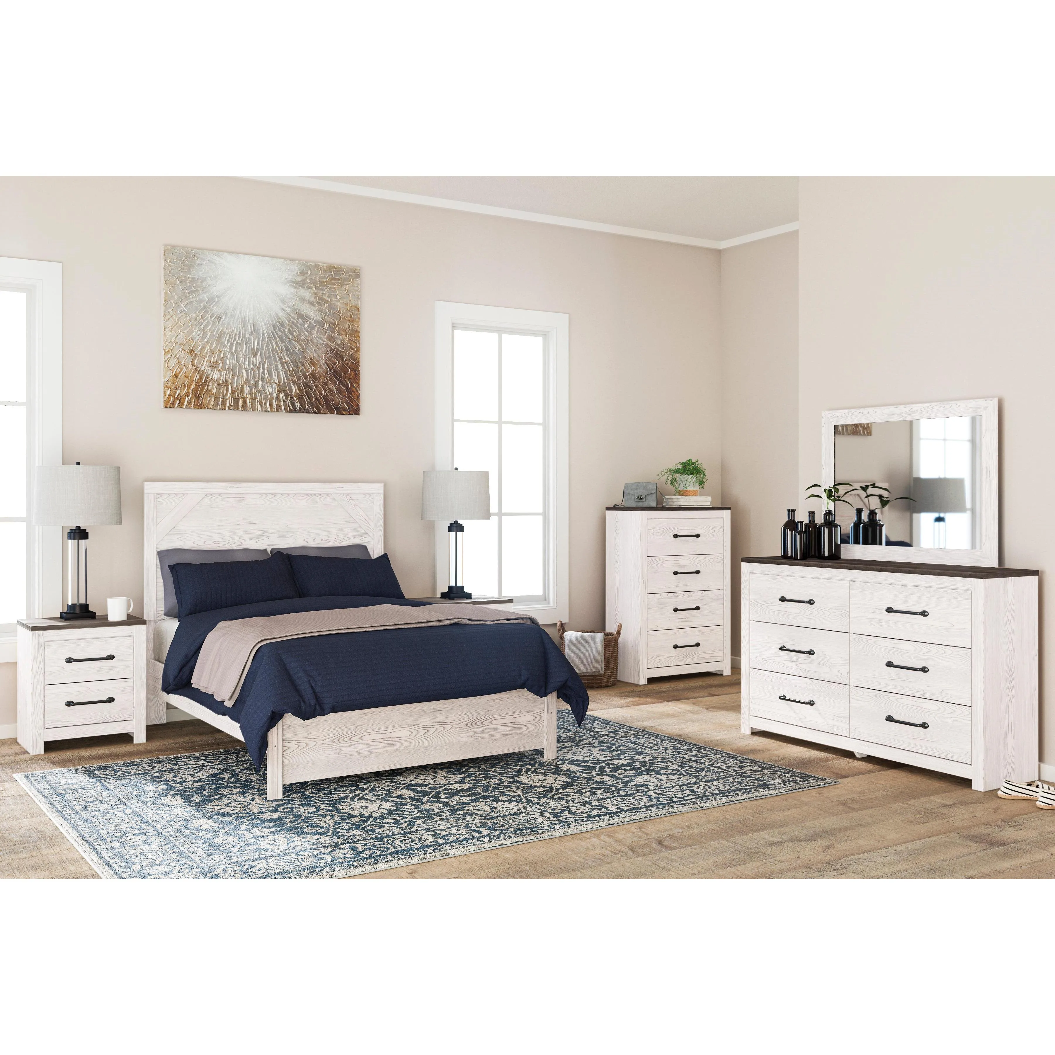 Signature Design by Ashley Gerridan B1190 6 pc Full Panel Bedroom Set