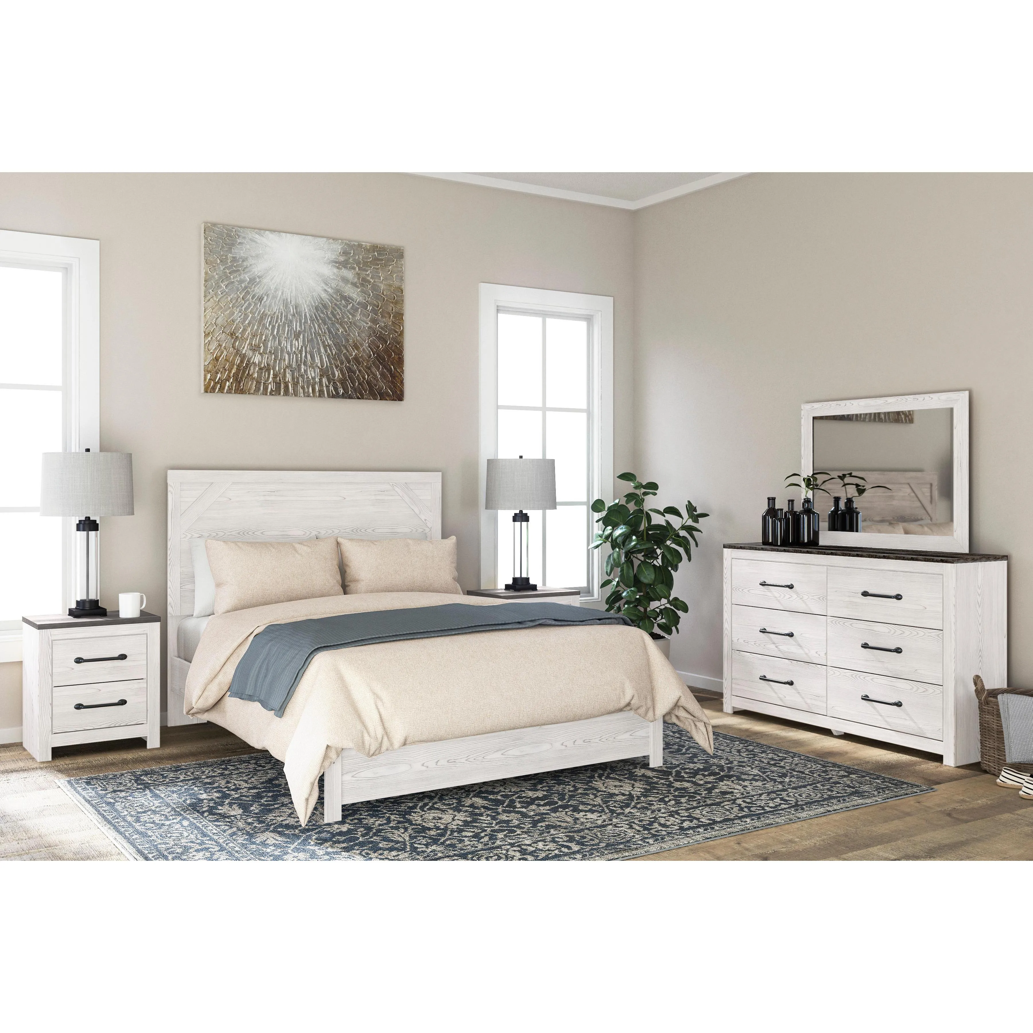 Signature Design by Ashley Gerridan B1190B11 6 pc Queen Panel Bedroom Set