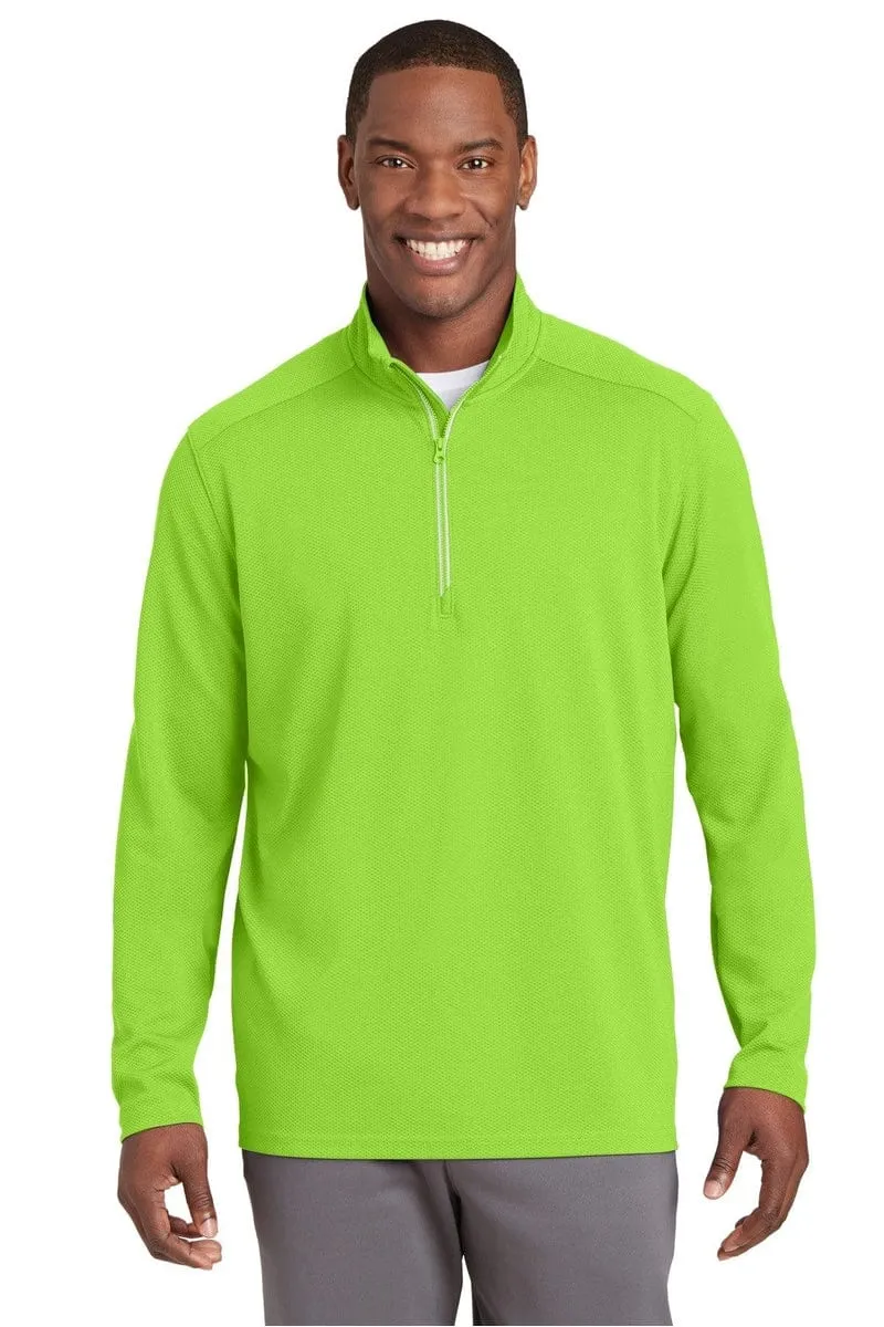 Sport-Tek ST860: Sport-Wick Textured 1/4-Zip Pullover