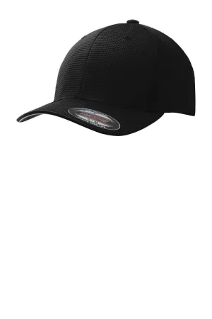 Sport-Tek STC33: Flexfit Grid Texture Cap