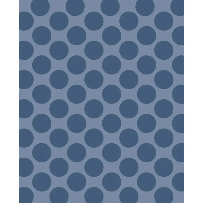 Steel Blue/Gray Polka Dot Printed Backdrop