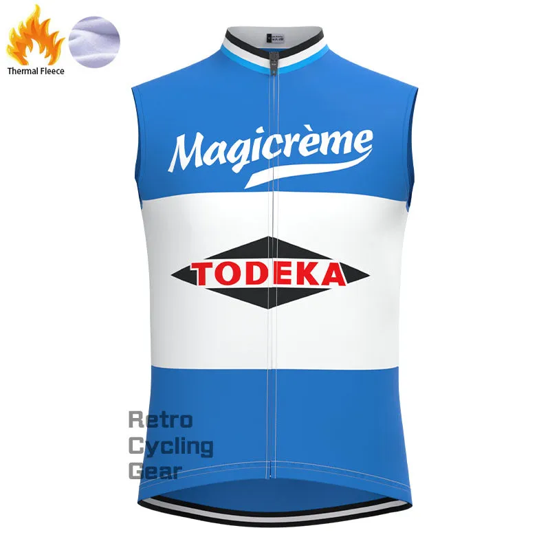 Todeka Fleece Retro Cycling Vest