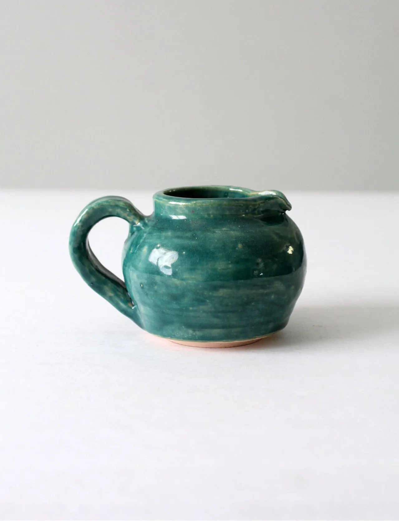 vintage studio pottery small pitcher