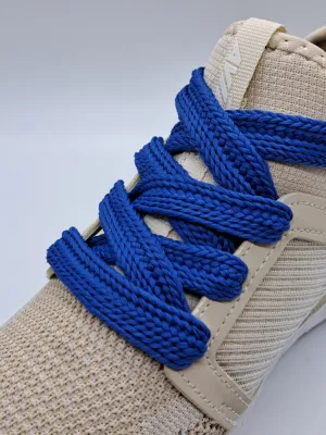 Wide Solid Shoelaces - Royal Blue