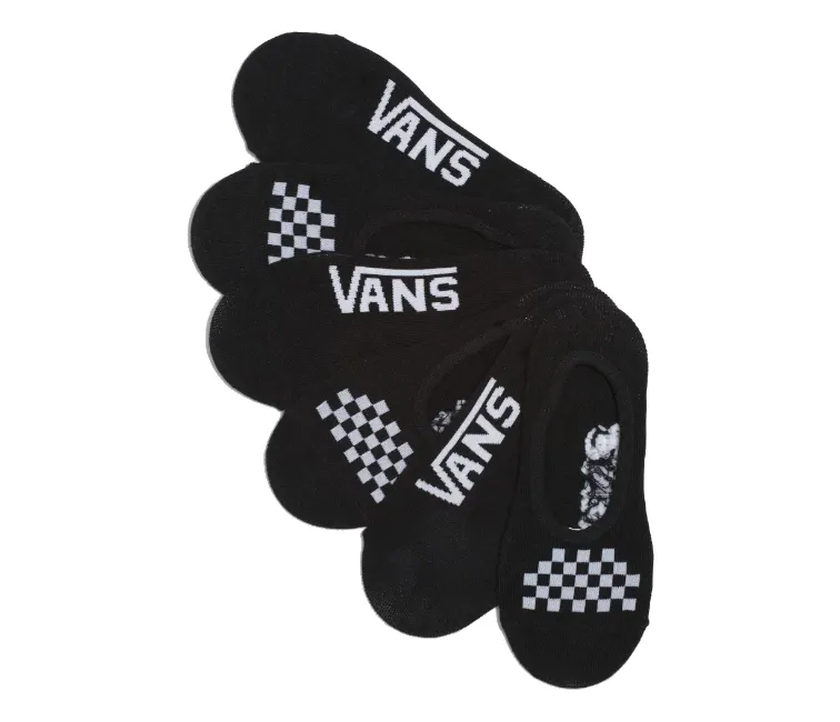 Women's VANS Classic Canoodle Socks 3PK (Black/White)