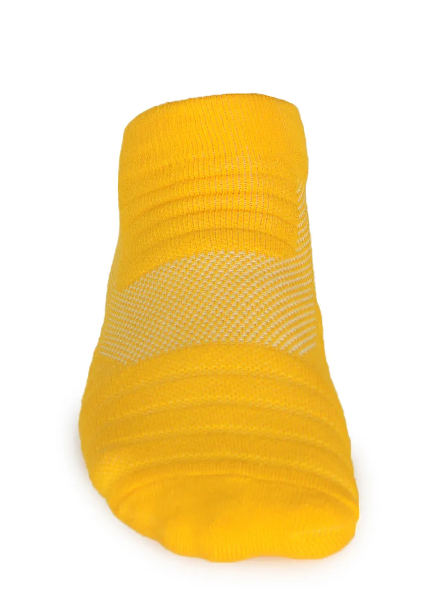 Zone Cushion Short Socks - JCB- 3001- Yellow